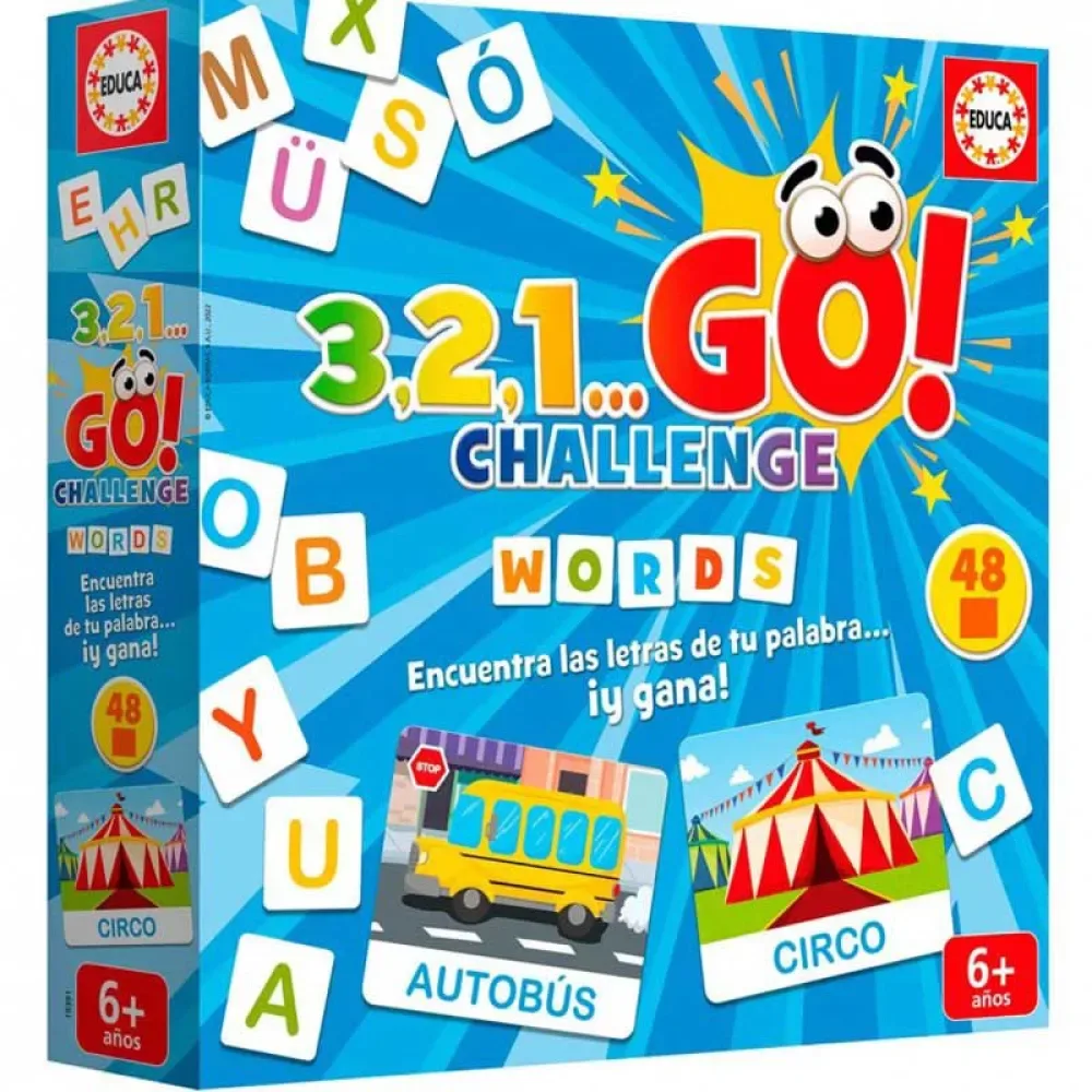 Educa 3.2.1 Go Challenge-words från Educa – kartong