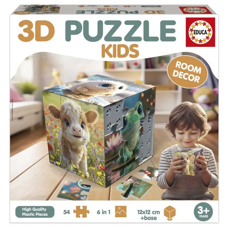 Educa 3D Puzzle Kids Baby Animals 3D Puzzels from Educa – box 2 of 4