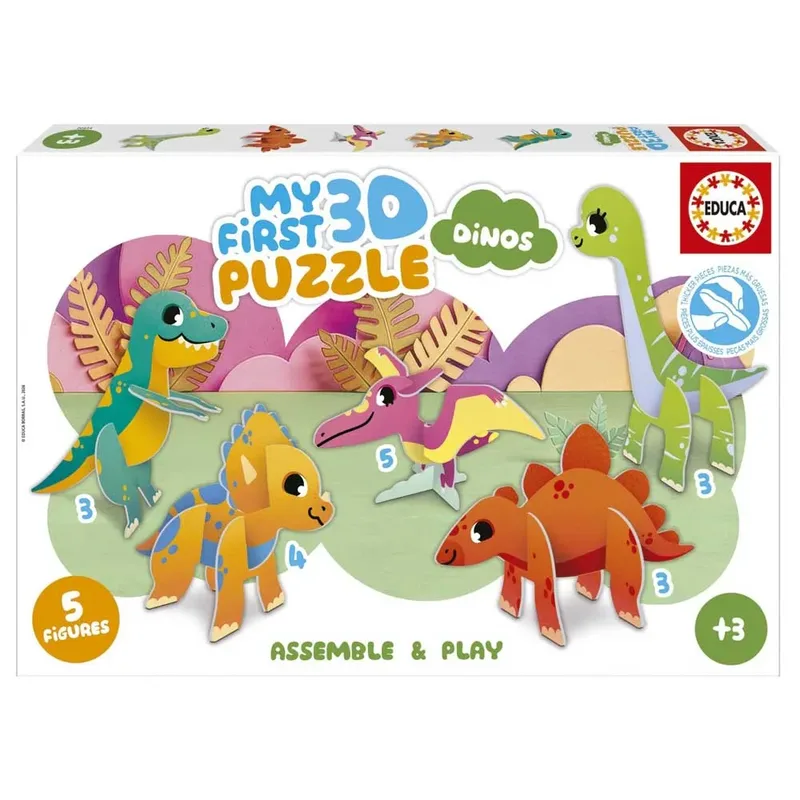 Educa 3D Puzzle Kids Baby Dinos 3D Puzzels from Educa – box 4 of 4