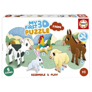 Educa 3D Puzzle Kids Baby Farm 3D Puzzels from Educa – box 2 of 4