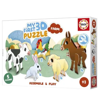 Educa 3D Puzzle Kids Baby Farm 3D Puzzels from Educa – box 3 of 4