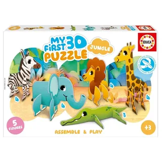 Educa 3D Puzzle Kids Baby Jungle 3D Puzzels from Educa – box 2 of 4