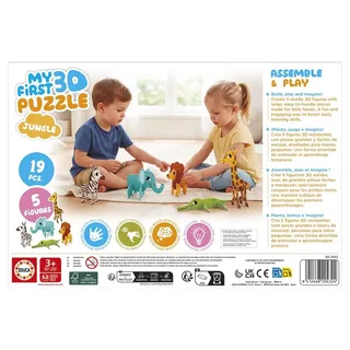 Educa 3D Puzzle Kids Baby Jungle 3D Puzzels from Educa – box 4 of 4