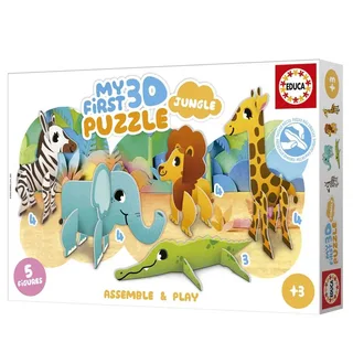 Educa 3D Puzzle Kids Baby Jungle 3D Puzzels from Educa – box 3 of 4