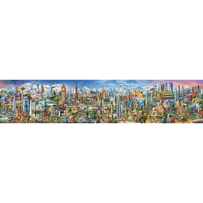 Grote Legpuzzel - 42000 stukjes - De wereld Rond from Educa, Multicolour edition – box 3 of 3