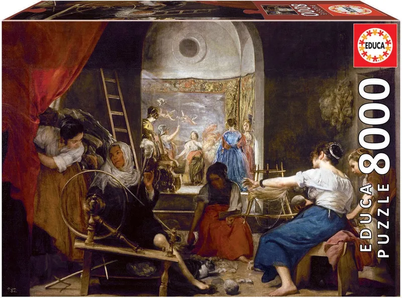 Grote Legpuzzel - 8000 stukjes - De Spinner- Diego Velazquez de Educa – boîte
