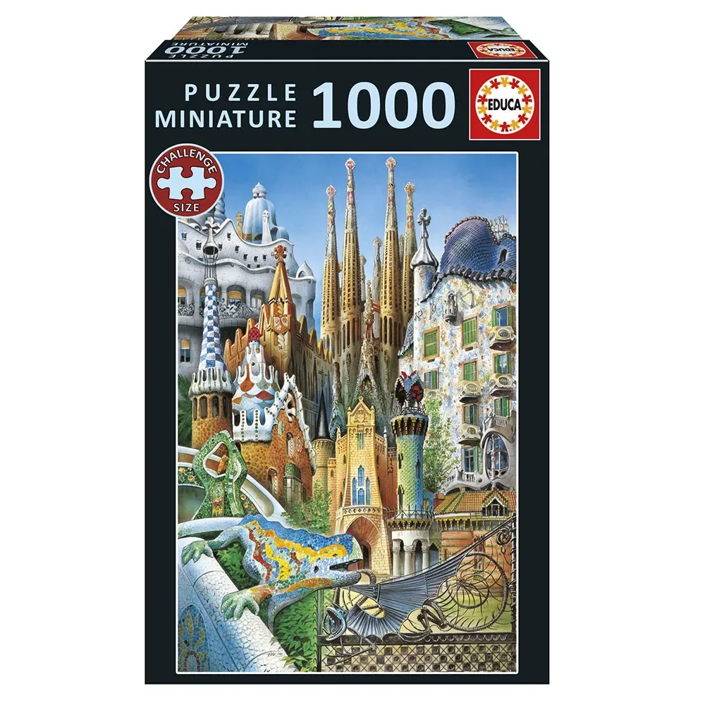 Guernica Picasso Miniatyrpussel 1000 Bitar från Educa – kartong