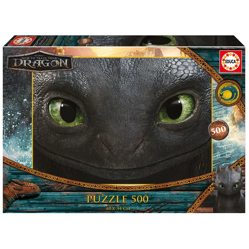 How To Train Your Dragon Pussel 500 Bitar från Educa – kartong