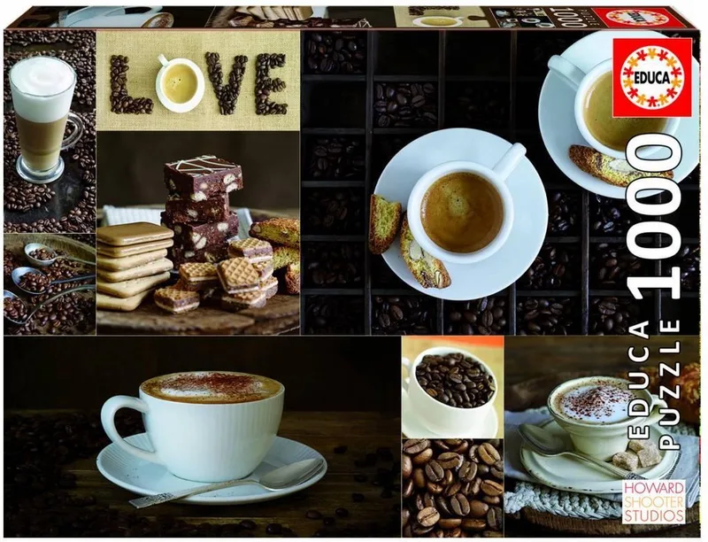 Legpuzzel - 1000 stukjes - Koffie from Educa – box