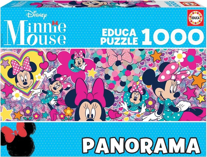 Legpuzzel - 1000 stukjes - Minnie Mouse from Educa, Multicolour edition – box