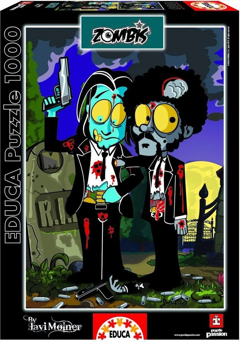 Legpuzzel - 1000 stukjes - Silver Zombies van Educa – doos