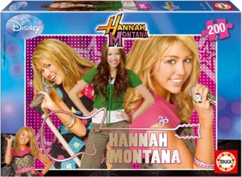 Legpuzzel - 200 stukjes - Hannah Montana van Educa, editie Meerkleurig – doos