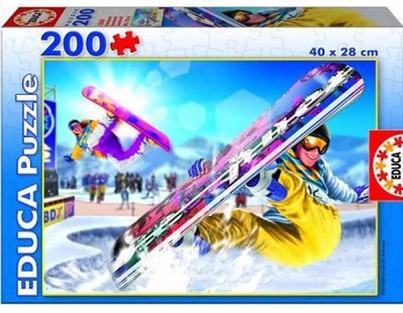 Legpuzzel - 200 stukjes - Snowboard van Educa – doos