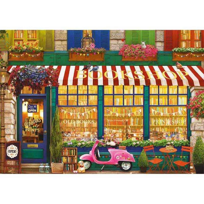 Legpuzzel - 4000 stukjes - Vintage Bookschop van Educa – doos 2 van 2