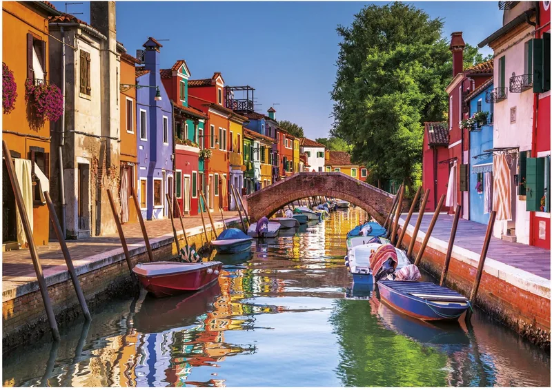 legpuzzel Burano Italië 3000 stukjes volwassenen puzzel. from Educa, Multicolour edition – box
