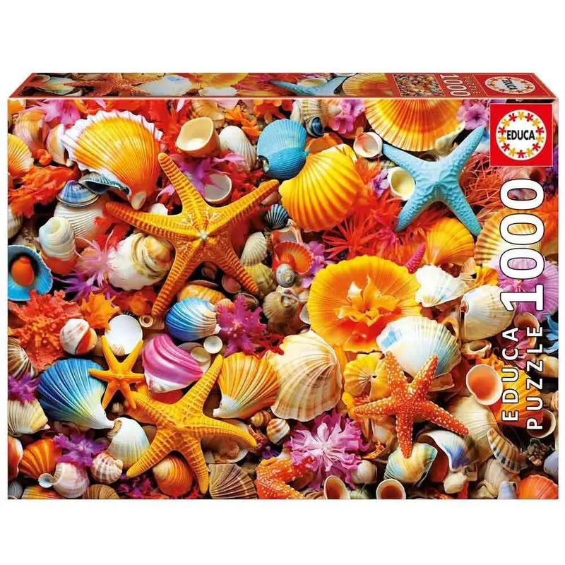 legpuzzel - Collage de Conchas 1000 Stukjes van Educa, editie Meerkleurig – doos 2 van 5
