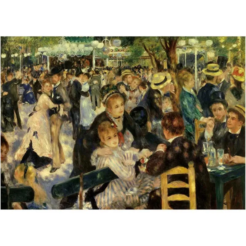 legpuzzel kunst Bal du Moulin de la Galette 3000 stukjes. from Educa, Multicolour edition – box 3 of 4