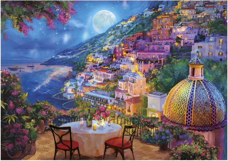 legpuzzel Positano Date Night 2000 stukjes volwassenen. from Educa, Multicolour edition – box