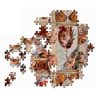 legpuzzel Sixtijnse Kapel 1000 stukjes kunst puzzel. from Educa, Multicolour edition – box 2 of 3