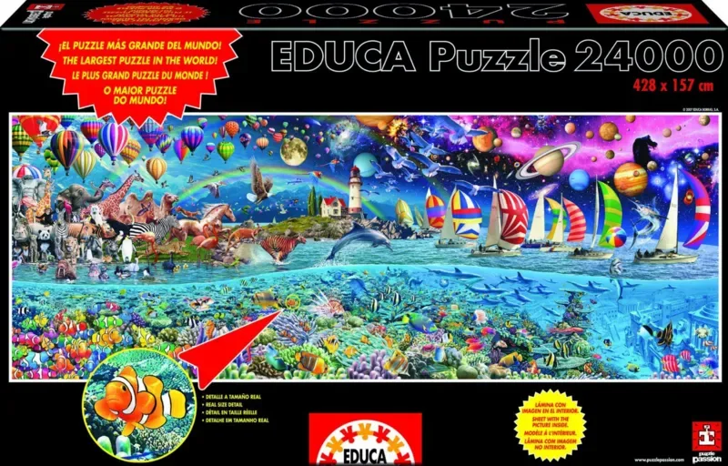 Life - Puzzel met 24000 stukjes fra Educa, Flerfarvet-udgave – æske 2 af 2