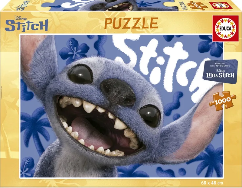 Lilo & Stitch Puzzel 1000 Stukken Blauw Kinderen van Educa, editie Meerkleurig – doos