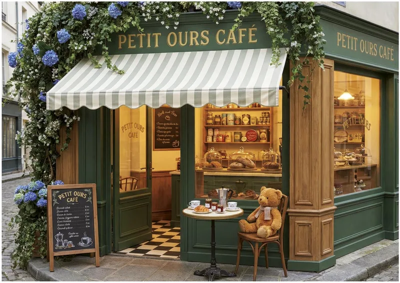 Little Bear Café - 1,000 pieces. de Educa, édition Multicolore – boîte