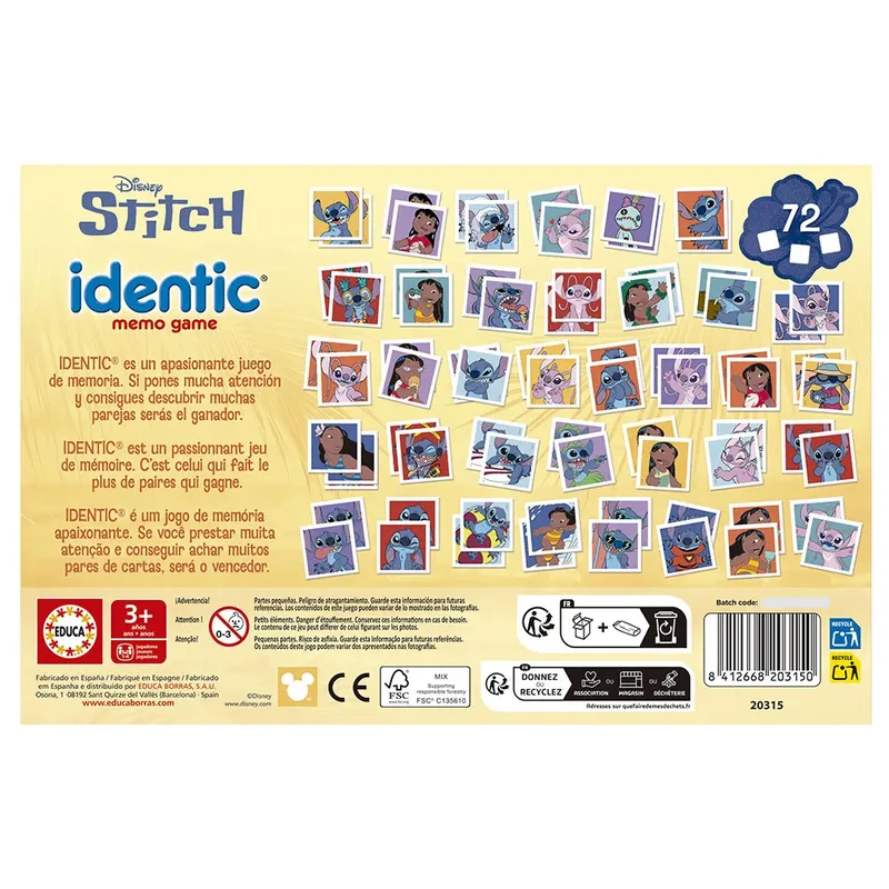 Memory Stich Suitcase from Educa – box 3 of 4