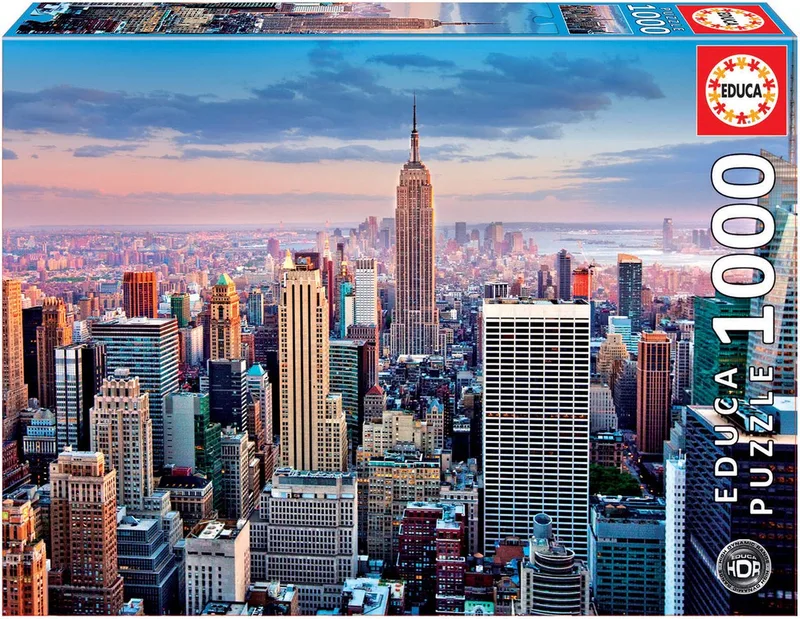 Midtown Manhattan, New York (1000) van Educa, editie Meerkleurig – doos