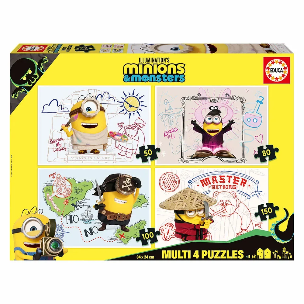 Minions Pussel 150 Bitar från Educa – kartong