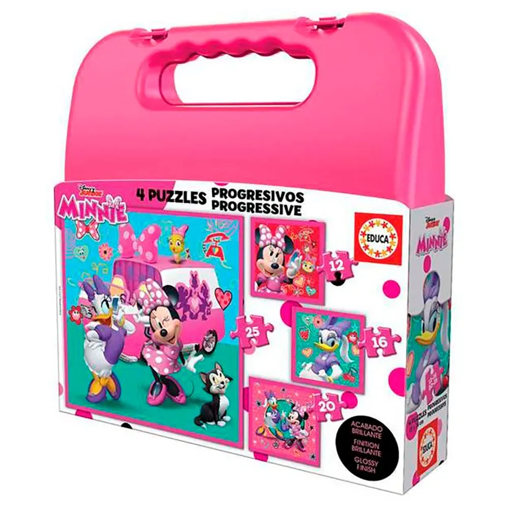Minnie Happy Helpers Pussel 12-16-20-25 Bitar från Educa – kartong