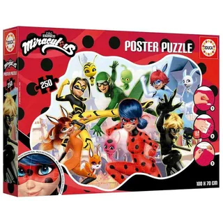 Miraculous Puzzel 250 Stukken: Ladybug & Cat Noir van Educa, editie Meerkleurig – doos 2 van 4