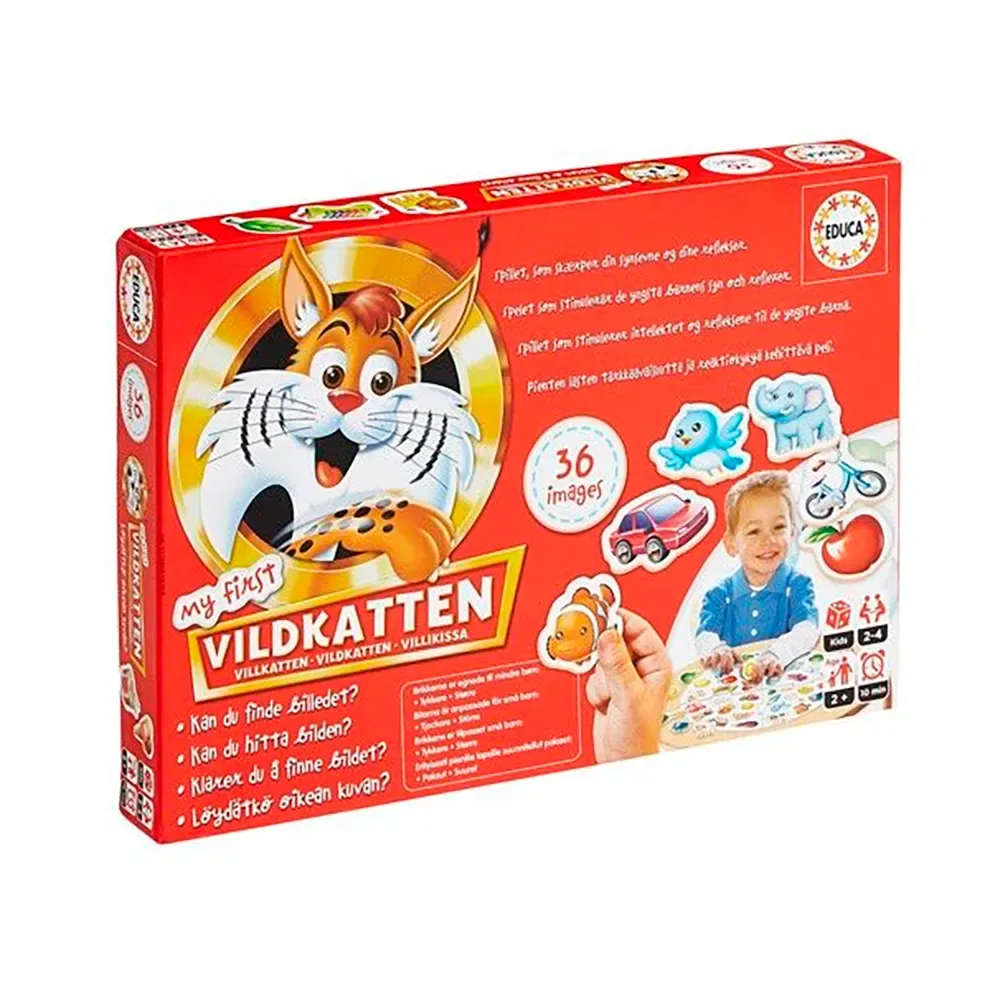 My First Vildkatten (015733) Bordspel från Educa – kartong