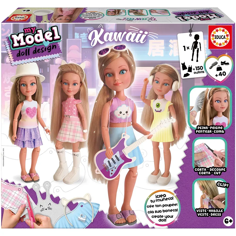 Mymodel Kawaii Pussel från Educa – kartong
