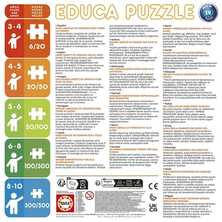 Peppa Pig puzzelset - 4 legpuzzels voor kinderen - 20 tot 80 stukjes. van Educa, editie Meerkleurig – doos 3 van 5