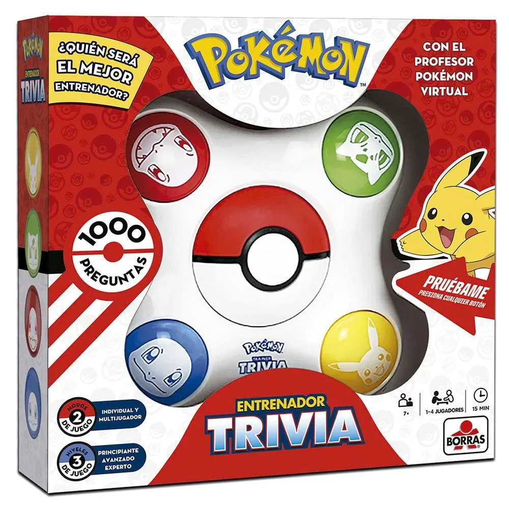 Pokémon Bordspel Met Triviale Vragen Spaanse Versie från Educa – kartong