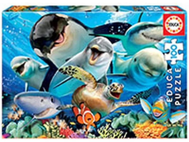 puzzel 100 stuks - Dieren from Educa, Multicolour edition – box