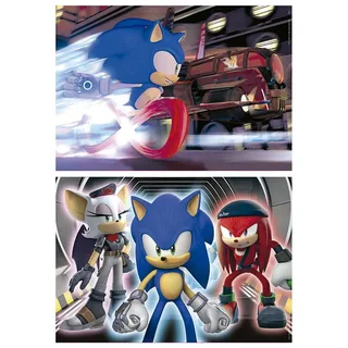 puzzel - 100 stuks - NEON SONIC från Educa, utgåva Flerfärgad – kartong 2 av 2
