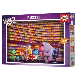 Puzzel - 1000 stuckjes - Vice Versa 2 - Inside Out 2 - Disney - Pixar van Educa, editie Meerkleurig – doos 2 van 2