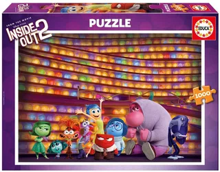 Puzzel - 1000 stuckjes - Vice Versa 2 - Inside Out 2 - Disney - Pixar van Educa, editie Meerkleurig – doos 1 van 2