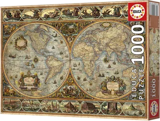 Puzzel 1000 stukjes - Orbis Terrarum 1000 - Legpuzzel fra Educa, Flerfarvet-udgave – æske 1 af 5
