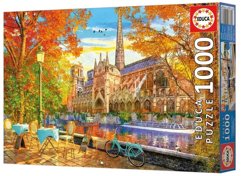 puzzel - 1000 stukjes - Otono Notre Dame - Legpuzzel from Educa, Multicolour edition – box