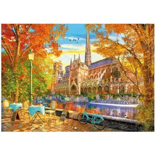 puzzel - 1000 stukjes - Otono Notre Dame - Legpuzzel de Educa, édition Multicolore – boîte 4 sur 6