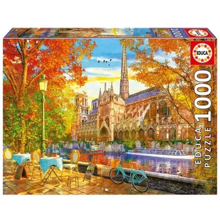 puzzel - 1000 stukjes - Otono Notre Dame - Legpuzzel de Educa, édition Multicolore – boîte 2 sur 6