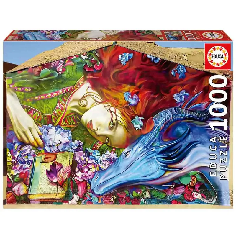 puzzel 1000 stukjes Sant Jordi de Educa, édition Multicolore – boîte 2 sur 6