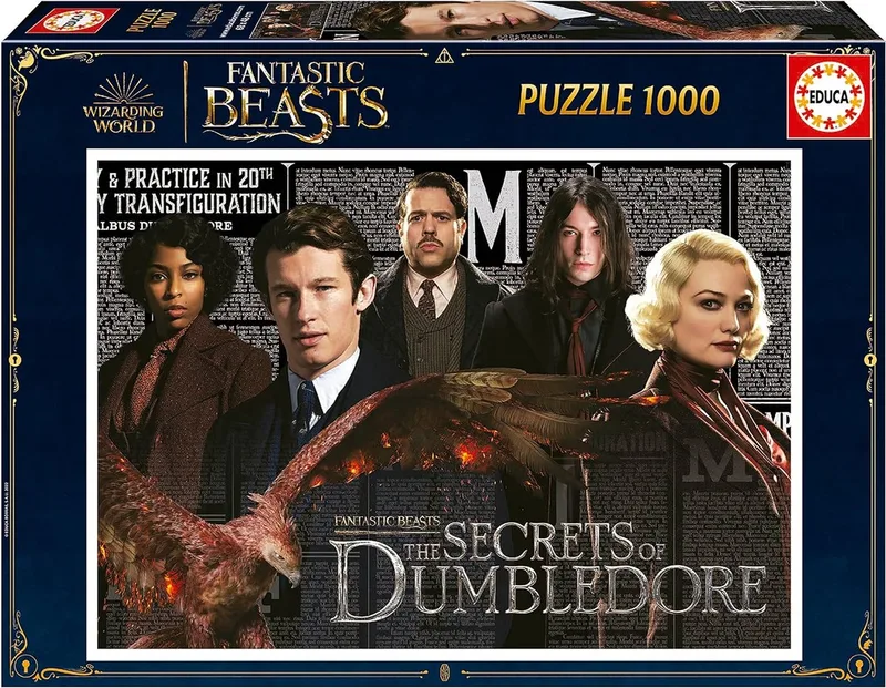 puzzel 1000 stukjes - Secrets of Dumbledore från Educa – kartong