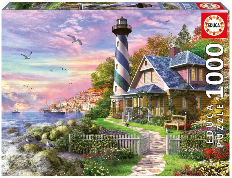 Puzzel - 1000 stukjes - Vuurtoren - Legpuzzel from Educa, Multicolour edition – box 2 of 2