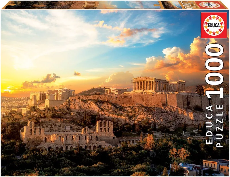 Puzzel 1000 stuks - Acropolis Atenas van Educa, editie Meerkleurig – doos