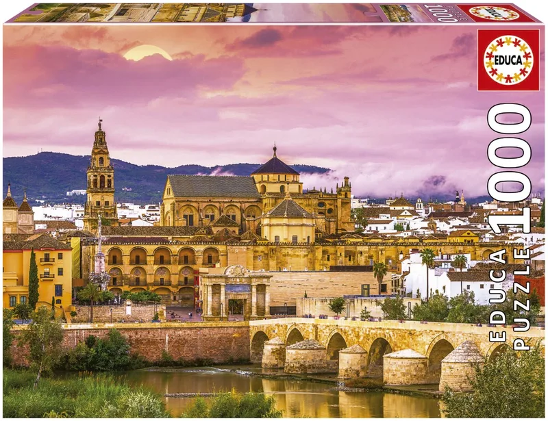puzzel - 1000 stuks - Cordoba fra Educa, Flerfarvet-udgave – æske