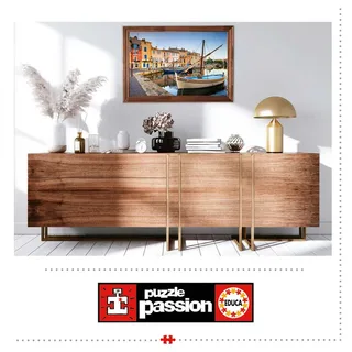 puzzel - 1000 stuks - HAVEN VAN MARTIGUES PROVENCE from Educa, Multicolour edition – box 6 of 6
