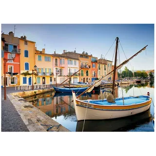 puzzel - 1000 stuks - HAVEN VAN MARTIGUES PROVENCE from Educa, Multicolour edition – box 4 of 6